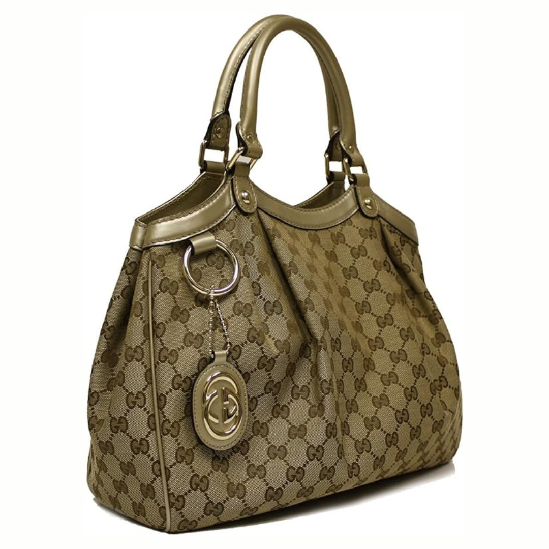 GUCCI GG Canvas Medium Sukey Tote