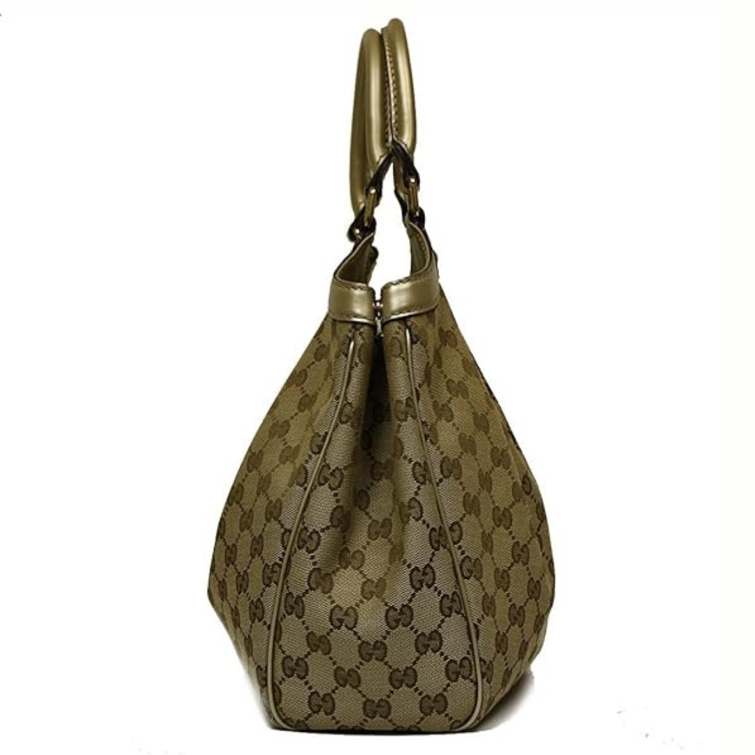 GUCCI GG Canvas Medium Sukey Tote