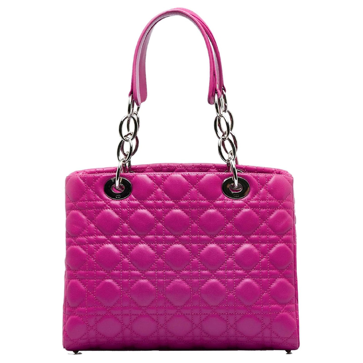 DIOR Lady Dior Medium Pink Soft Cannage