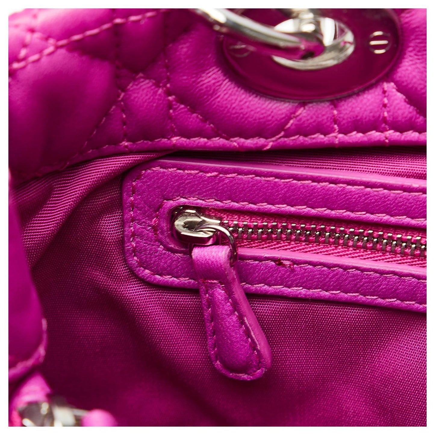 DIOR Lady Dior Medium Pink Soft Cannage