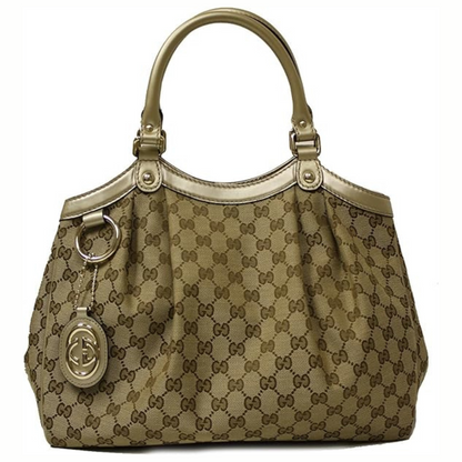 GUCCI GG Canvas Medium Sukey Tote