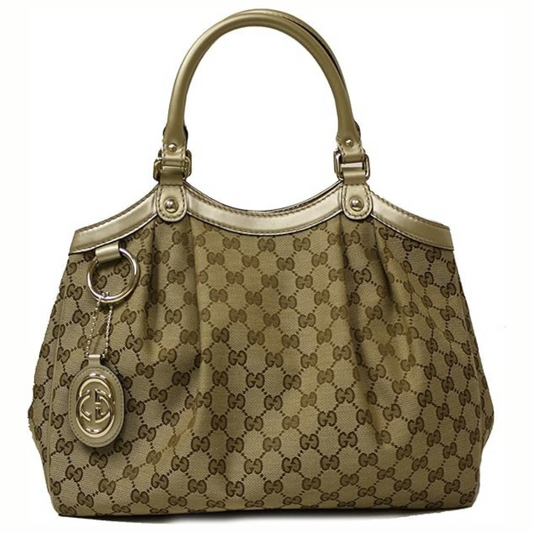 GUCCI GG Canvas Medium Sukey Tote