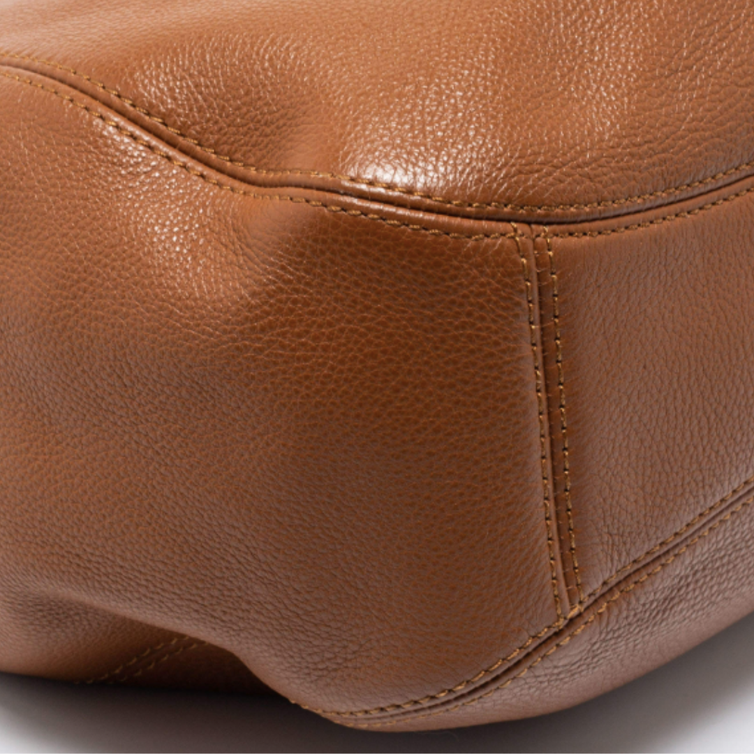 MICHAEL KORS Fulton Leather Chain Shoulder Bag