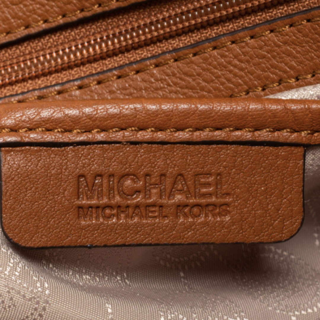 MICHAEL KORS Fulton Leather Chain Shoulder Bag