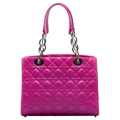 DIOR Lady Dior Medium Pink Soft Cannage